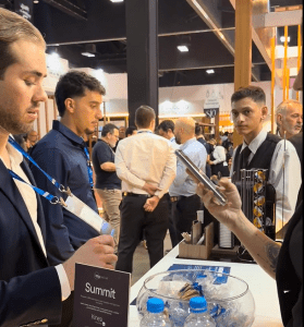 Coletor de leads da 4.events em ação